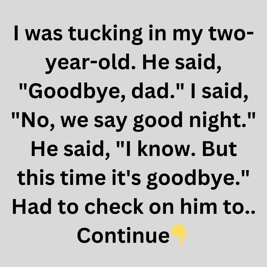 My Toddler’s Unexpected Farewell.