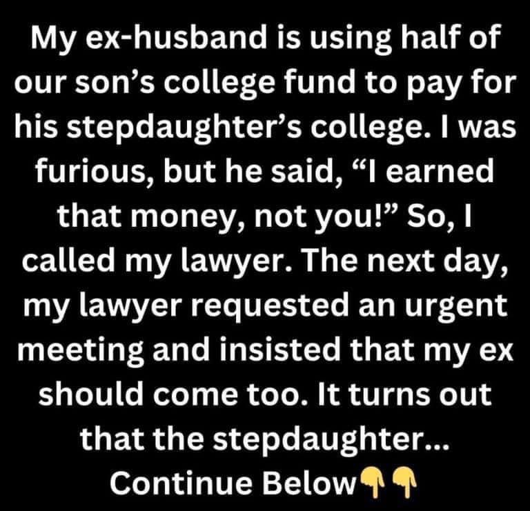 My Ex Was Wasting Our Son’s College Money on His Stepdaughter