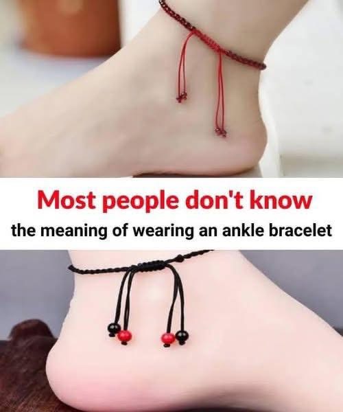 The secret meaning behind ankle bracelets
