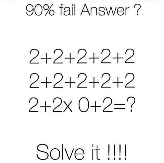 90% Fail to Answer This Correctly!
