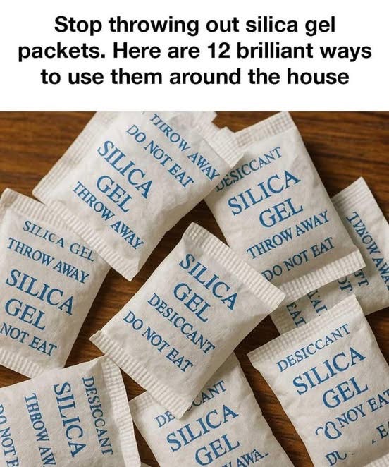 Stop Throwing Out Silica Gel Packets