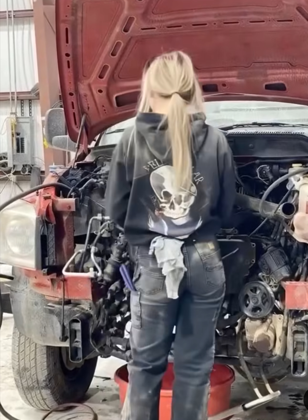THE GUYS BULLIED THE NEW GIRL MECHANIC — THE NEXT DAY, SHE PULLED UP IN A BUGATTI