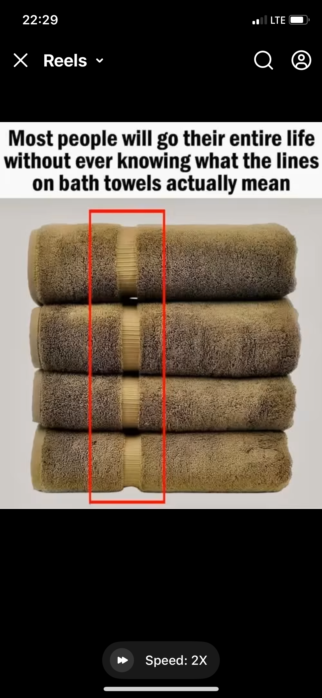 The real purpose of those mysterious lines on towels