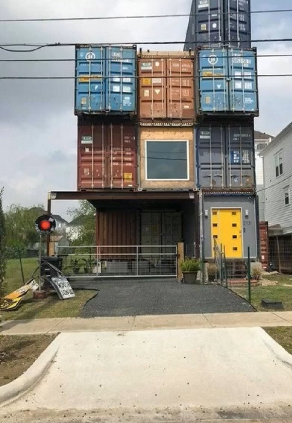 Texas Man Builds Stunning Dream Home from 11 Shipping Containers