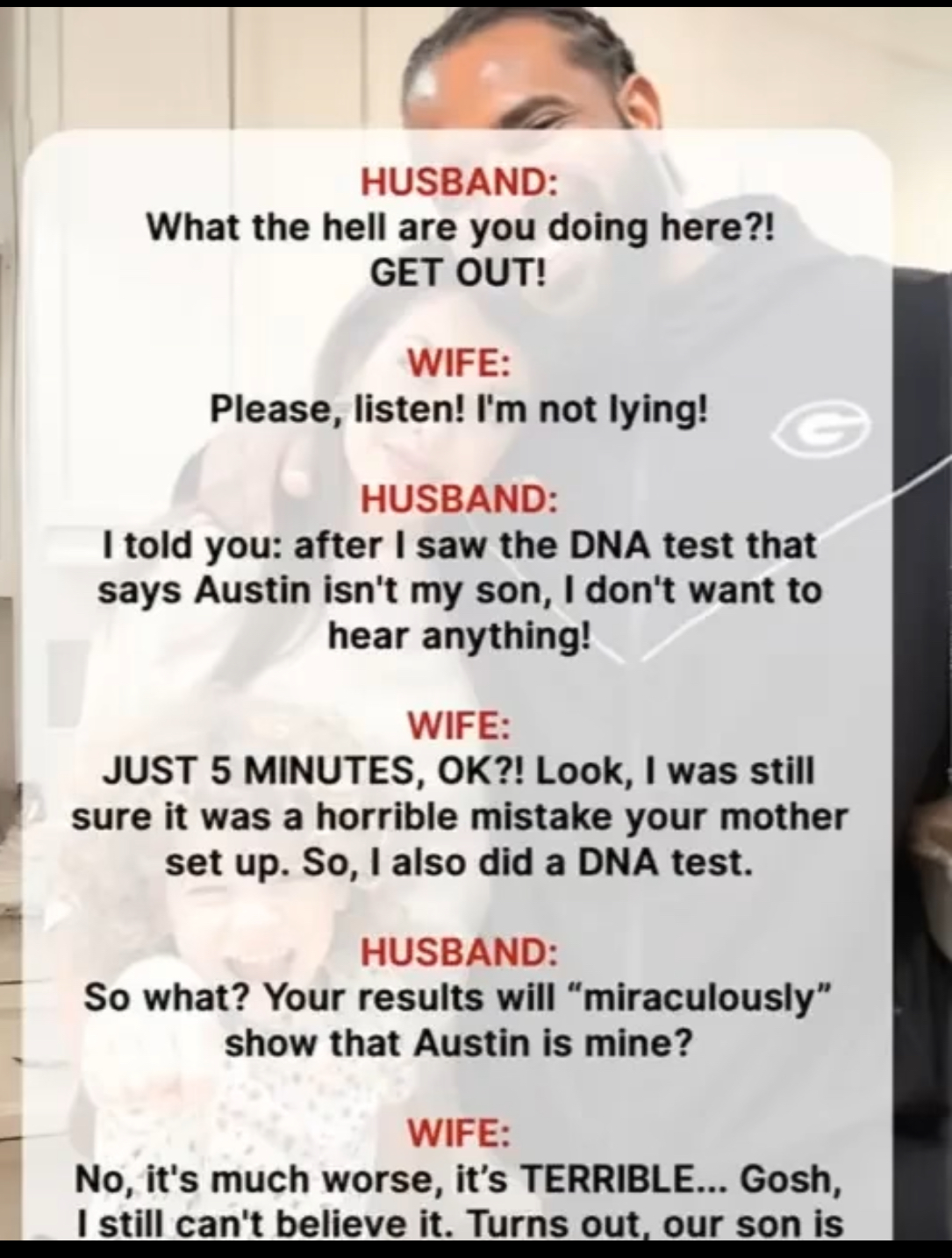 My Marriage Collapsed After a DNA Test