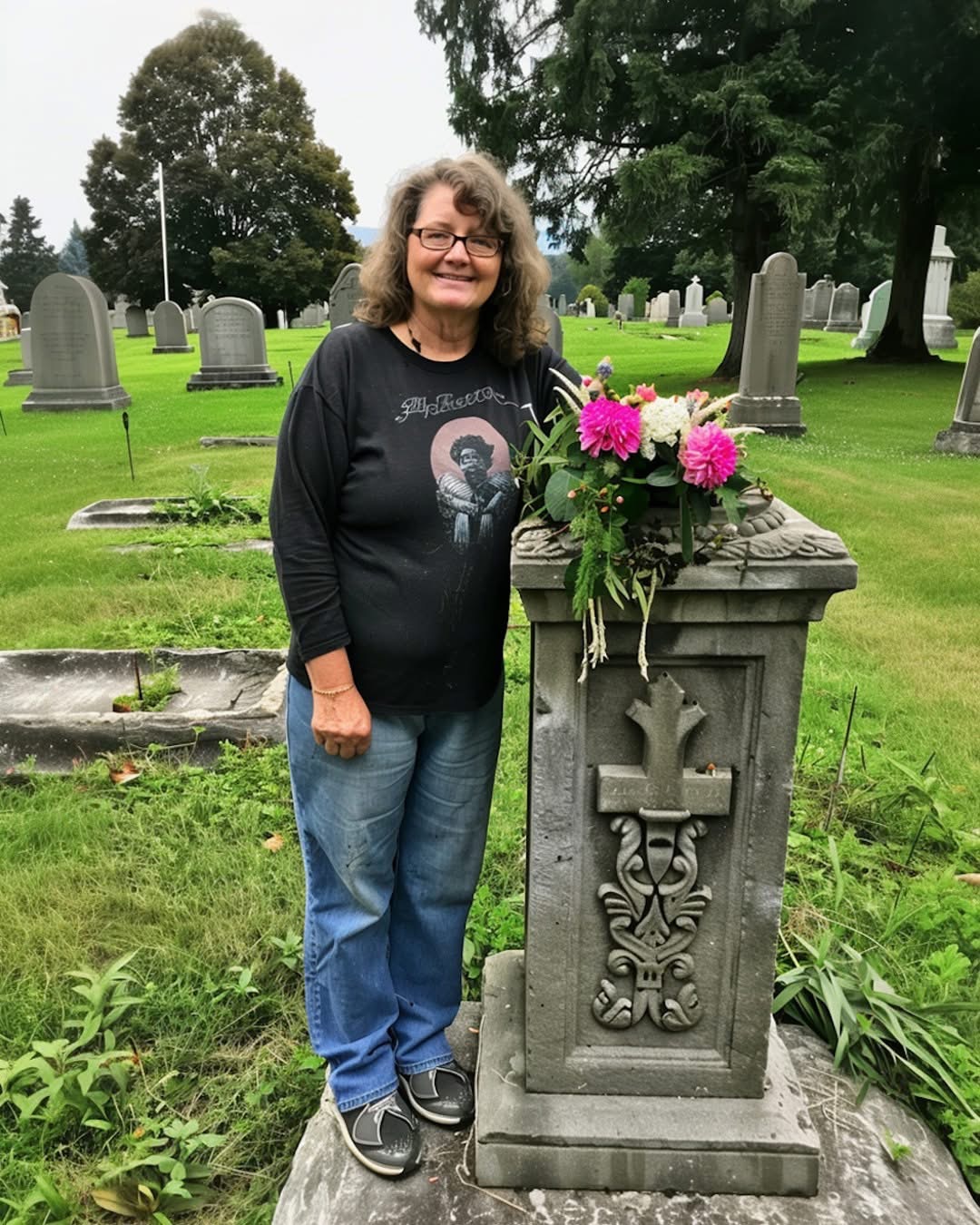 Old Woman Brought Son’s Favorite Pastry to His Grave & Found Note Saying ‘Thank