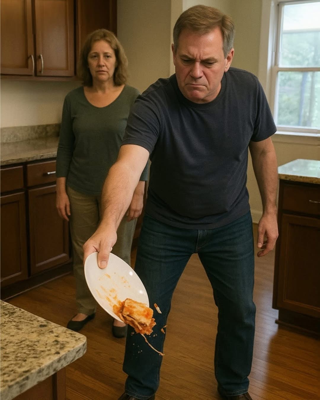 MY STEPDAD SAID HE DOESN’T EAT THE SAME MEAL TWICE AND THREW MY MOM’S LASAGNA ON THE FLOOR — SO I GAVE HIM A WAKE-UP CALL
