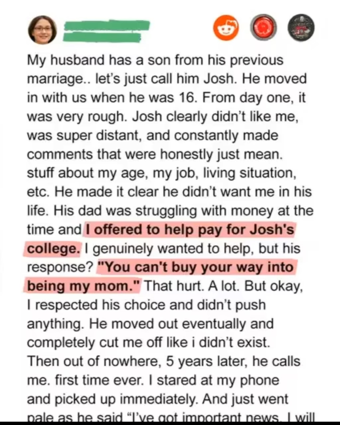 You Can’t Buy Your Way Into Being My Mom” — 5 Years Later, My Stepson Called with Life-Changing News