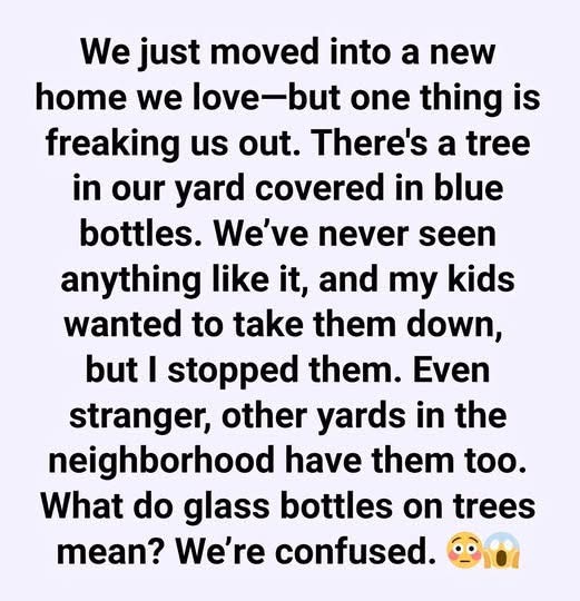 The Hidden Meaning Behind Glass Bottle Trees