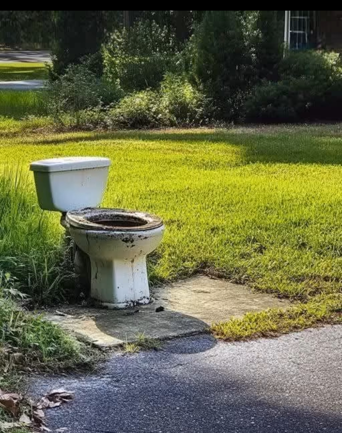 My Neighbor Put a Toilet on My Lawn After I Asked for a Little Modesty