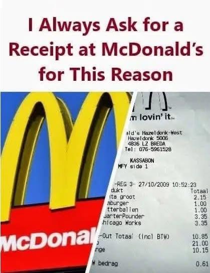 Unlock Better Service at McDonald’s: The Power of Asking for a Receipt