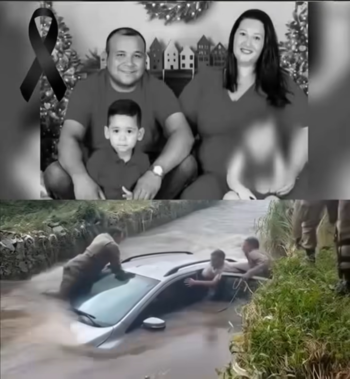 Father, Mother And Son Are Found In A Car In A River, They Were With Their M…