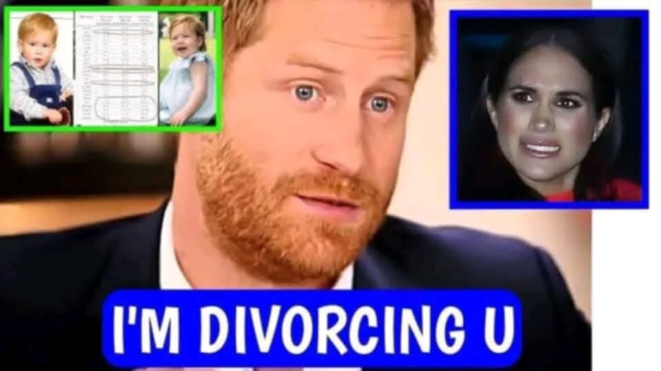 HOT NEWS: SHOCK! Harry In Tears As He Announce His Divorce With Meghan After DNA TEST Reveals He Has No Kids. Full story below