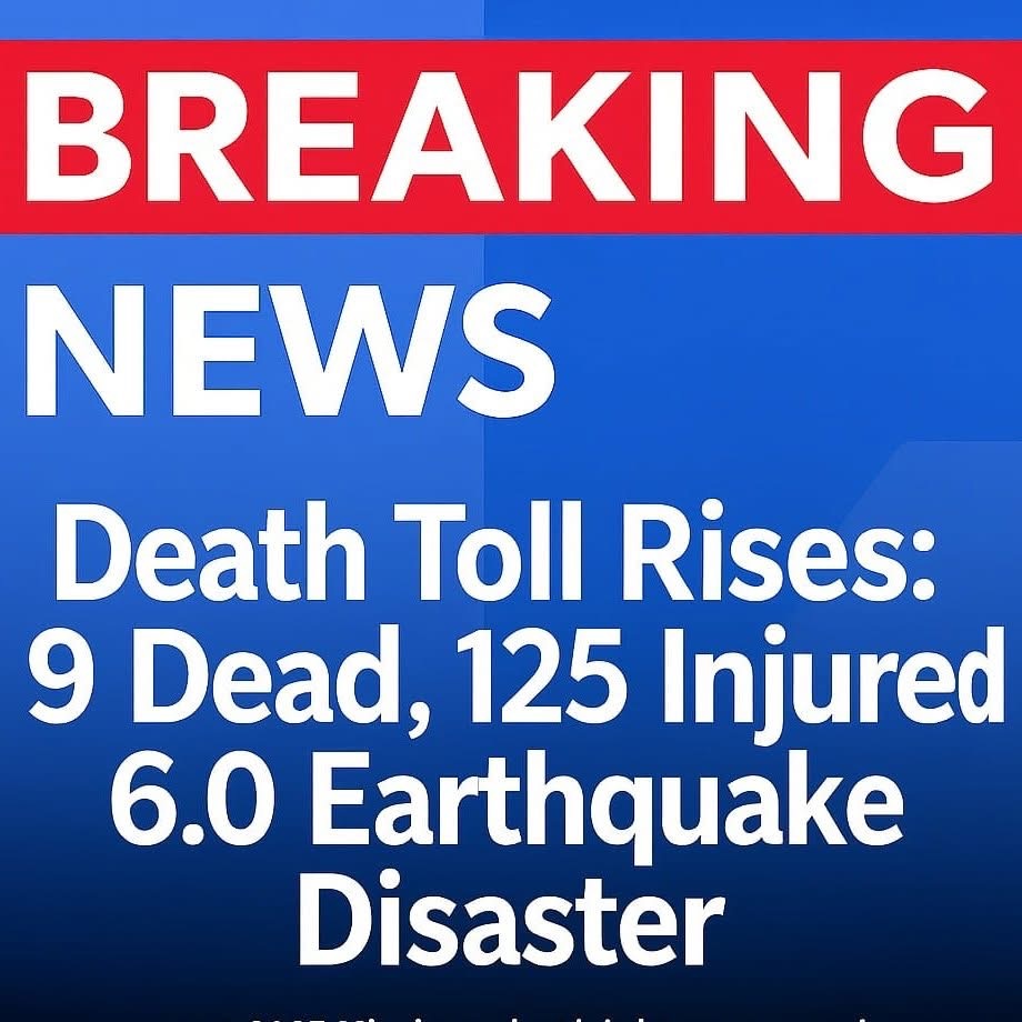 6.0 Magnitude Earthquake Shakes Region